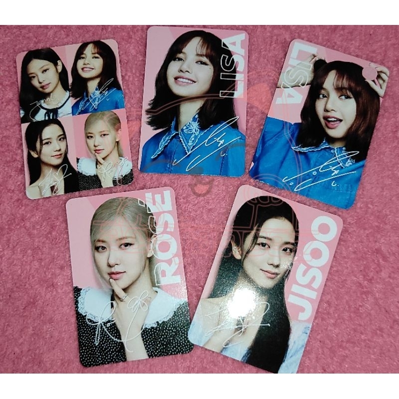 

PHOTOCARD PC OFFICIAL BLACKPINK X OREO