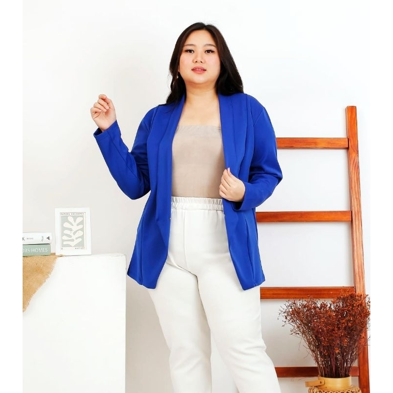 (NEW!!) BLAZER BIGSIZE ATASAN BLAZER JUMBO BLAZER KOREA BLAZER SCUBA