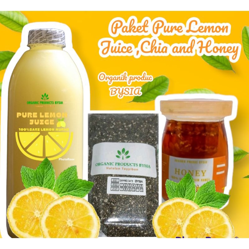 

Paket Sari Lemon , Organic Black Chia, Madu