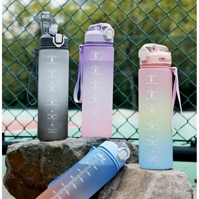 Botol Minum Motivasi Viral 1 Liter