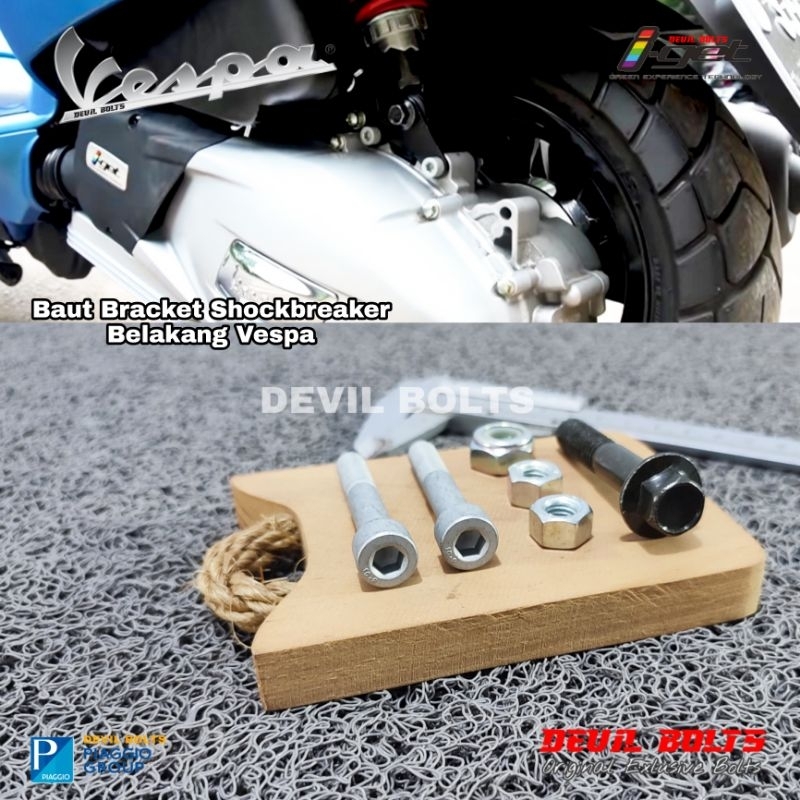 Baut Vespa Shockbreaker Belakang Vespa Matic
