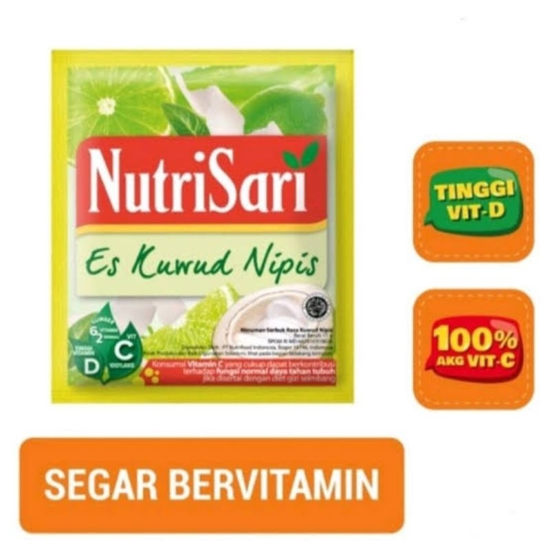 

NutriSari Es Kuwud Nipis Serbuk Minuman Buah Jeruk Kelapa Siap Saji 10sch