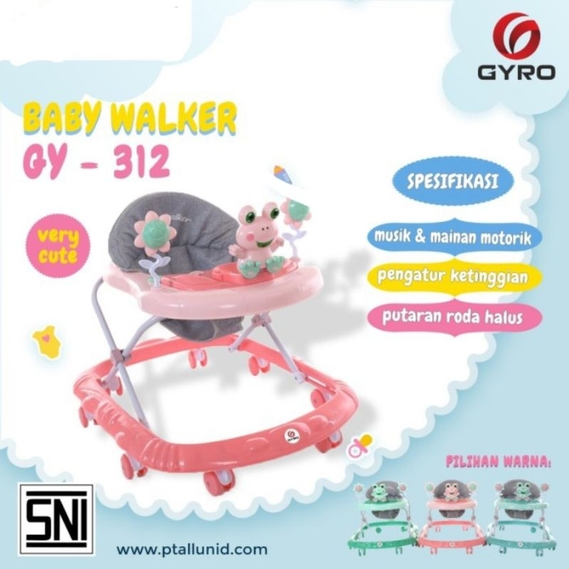 BABY  WALKER GYRO FROG GY-312(BRAC1131)