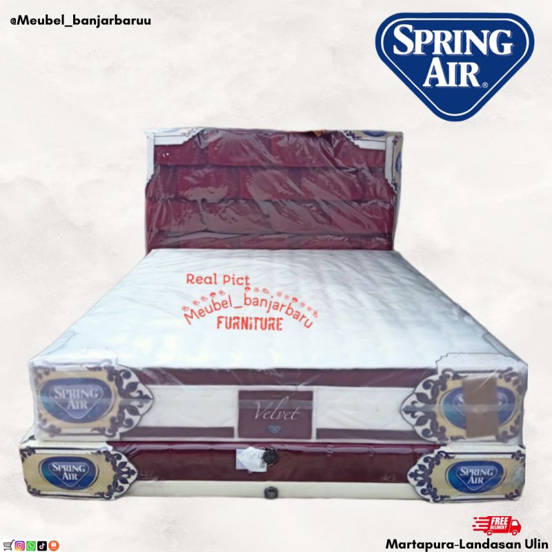 Ranjang Kasur Velvet spring air