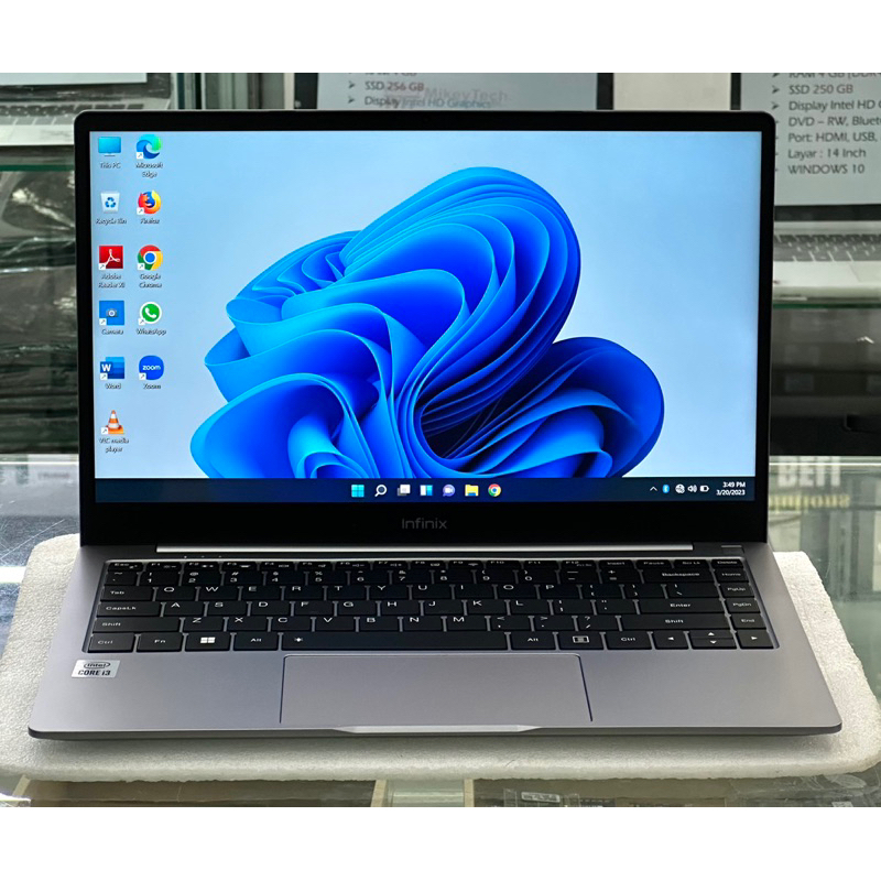 Laptop Infinix INBOOK X2 Core i3-1005G1 Gen10 SSD 14inch Full HD Second like NEW