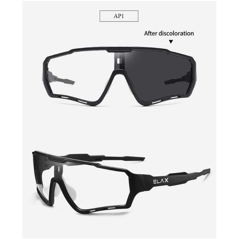 ELAX Kacamata Sepeda Lensa Photochromic Sport Sunglassses Full Frame - AP1