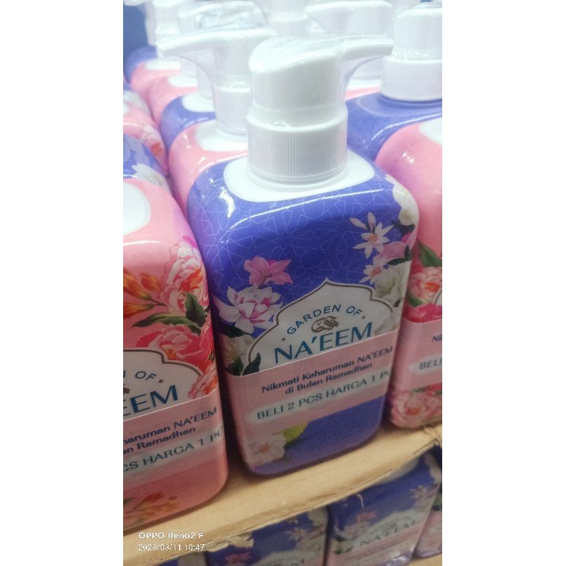 [Beli 1 Gratis 1] NA'EEM BODY WASH PUMP 480ml