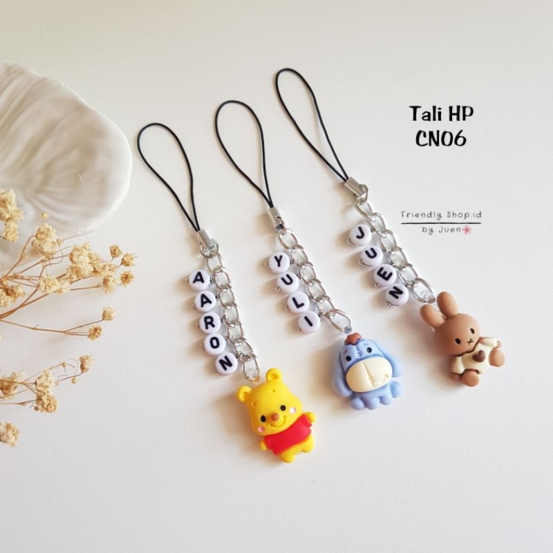 Tali HP Custom Nama CN06 / Gantungan HP / Phone Strap