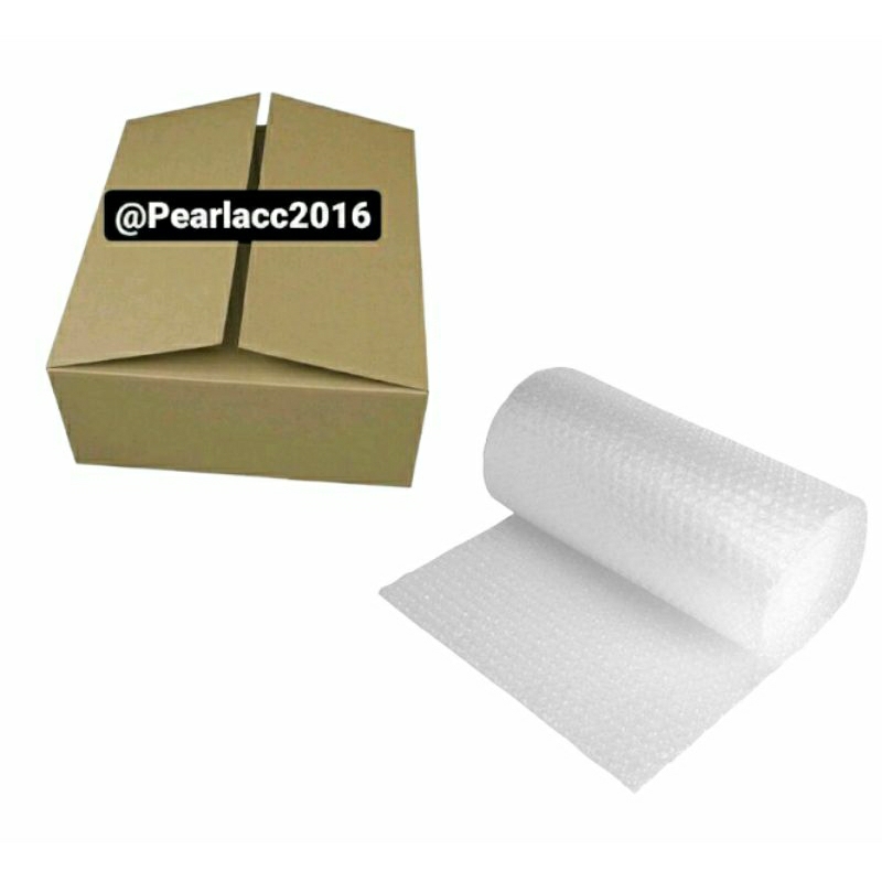 

KARDUS PACKING + BUBBLE WRAP