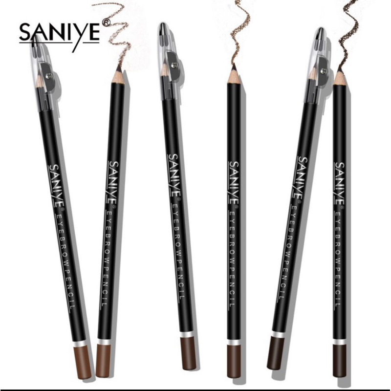 SANIYE P1502 Lasting Waterproof Eyebrow Pencil With Pencil Sharpener