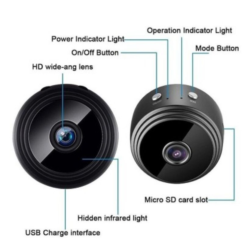 Wireless Kamera Mini CCTV A9 Mini Camera Wifi HD 1080P IP Camera Mini Camera Smart Network Camera CCTV SPY Camera