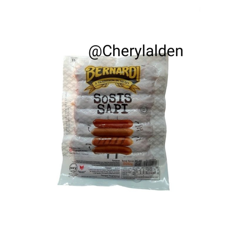 

❤️Chery❤️ Bernardi Sosis sapi 500g