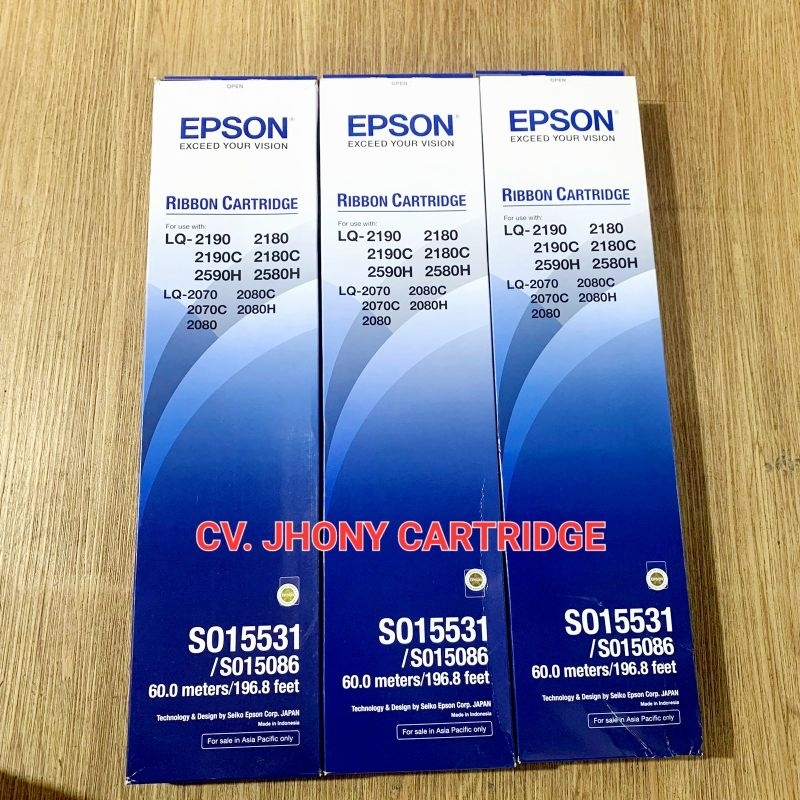 Epson Ribbon Cartridge Pita LQ2190 LQ2180 LQ 2190 2180 Original Genuine Epson