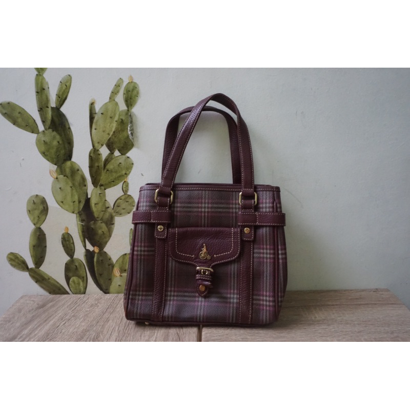 (PRELOVED) Hand Bag | Beanpole | Ungu