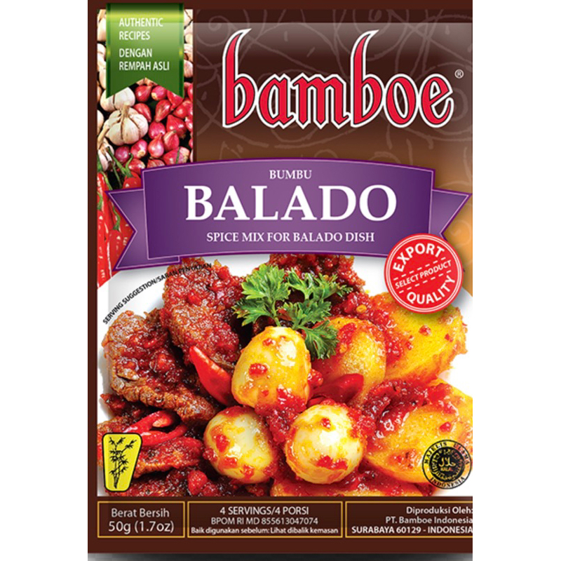 

Bamboe telur balado
