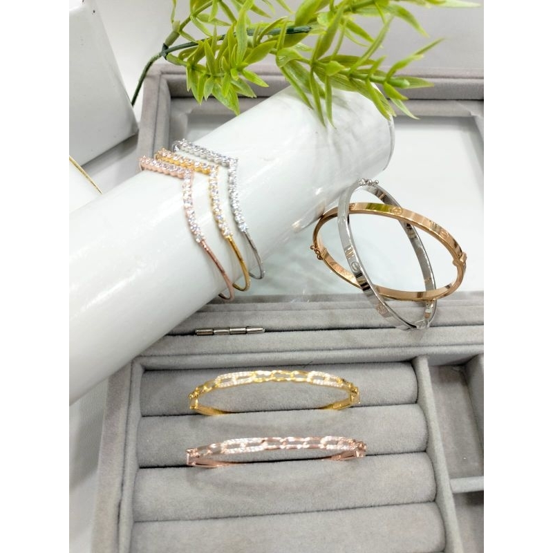 GELANG BANGLE EMAS 375(8K)