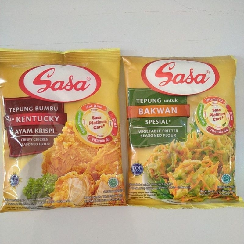 

Sasa Tepung Bumbu Ayam Krispi & Bakwan
