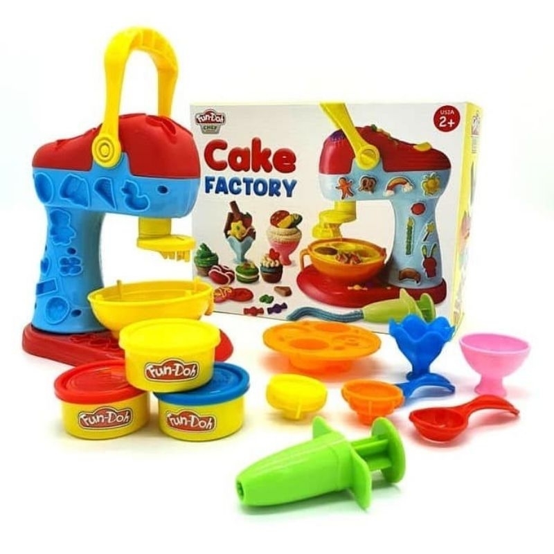 FUN DOH CAKE FACTORY / MAINAN EDUKASI ANAK