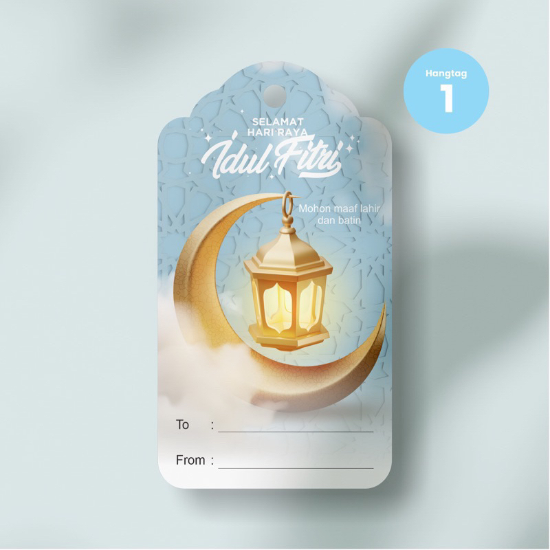 

R10. Hang Tag Idul fitri lebarang kartu ucapan lebaran kartu ucapan hampers