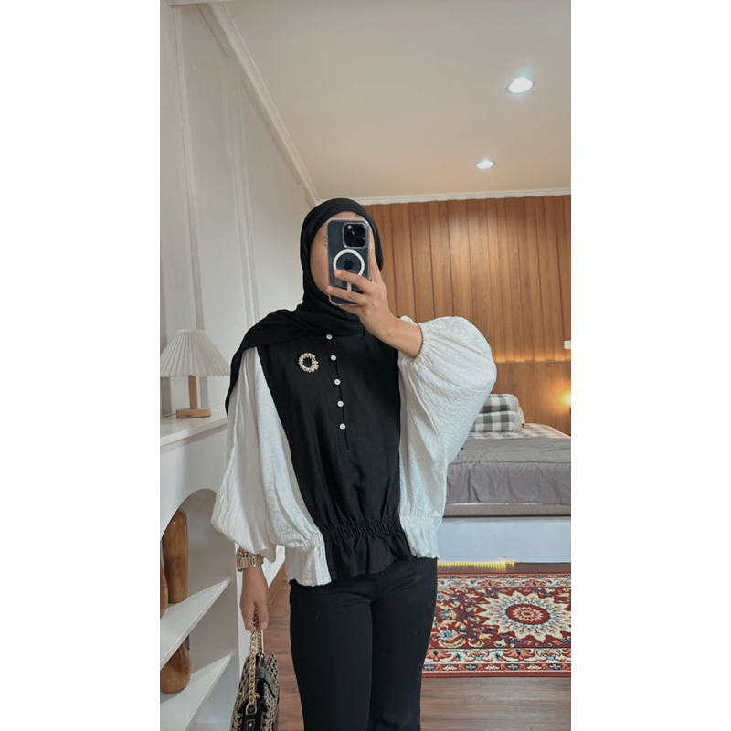 ALINA BLOUSE (Khusus edisi rijek SALE)MOHON DIBACA DULU YA