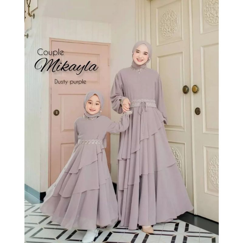 Gamis sarimbit terbaru 2023 mikayla couple mom & kids