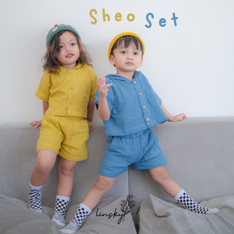 LINSKY BABY - Sheo Set Setelan Anak Couple