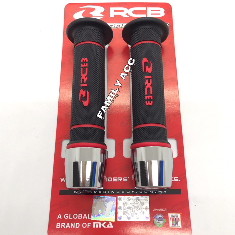 HANDGRIP GRIP RCB RACING BOY ORIGINAL HG55 + JALU STANG PCX ORI 53102-K97-T00 MOTOR UNIVERSAL PCX ADV AEROX VARIO SCOOPY XMAX DLL