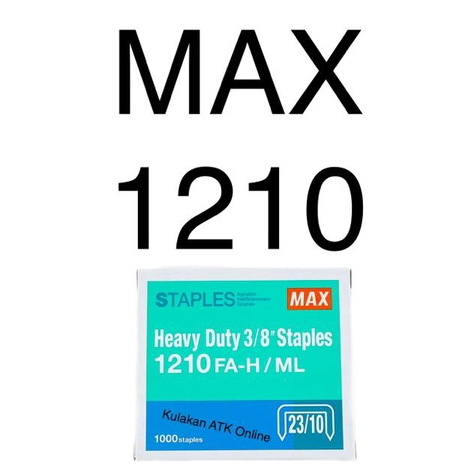 

( DAPAT 1 PAK KECIL ) ISI STAPLES MAX No 1210 / 2310 / Isi Hekter Max No 1210 Original Asli