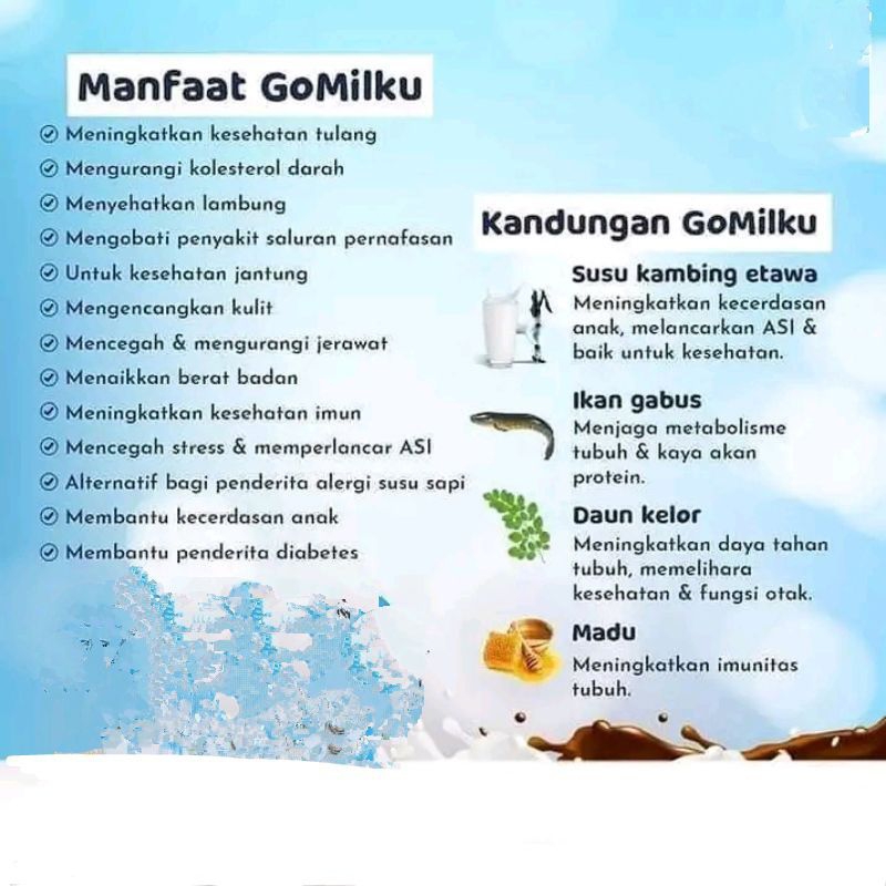 SUSU ETAWA PREMIUM HALAL KAYA MANFAAT 200gram / SUSU KAMBING ETAWA