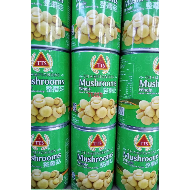 

JAMUR UTUH DALAM KALENG TTS/TTS CHAMPIGNONS MUSHROOMS WHOLE