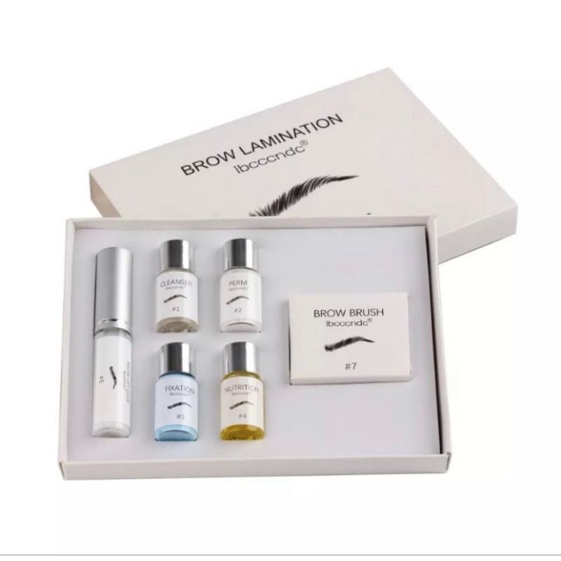 IBCCCNDC BROW LAMINATION KIT SET EYEBROW LIFTING KIT PENGANGKAT ALIS BROW BOMBER LOTION PERM DIY