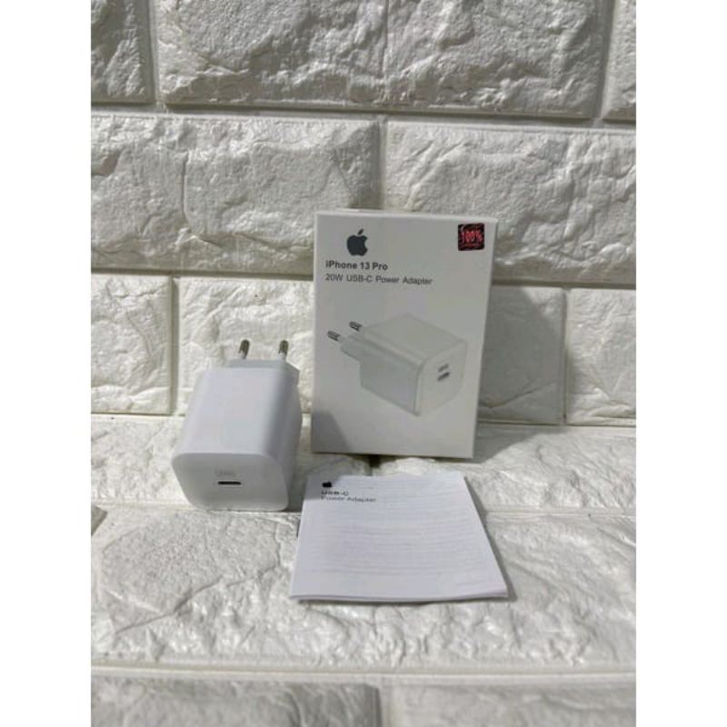 Adapter Kepala charger USB C 20 Watt for iPhone  Series 11 12 13 14 Ori 99