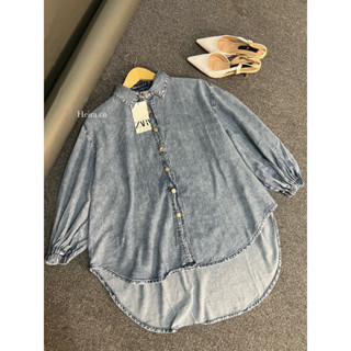 Zara denim shirt