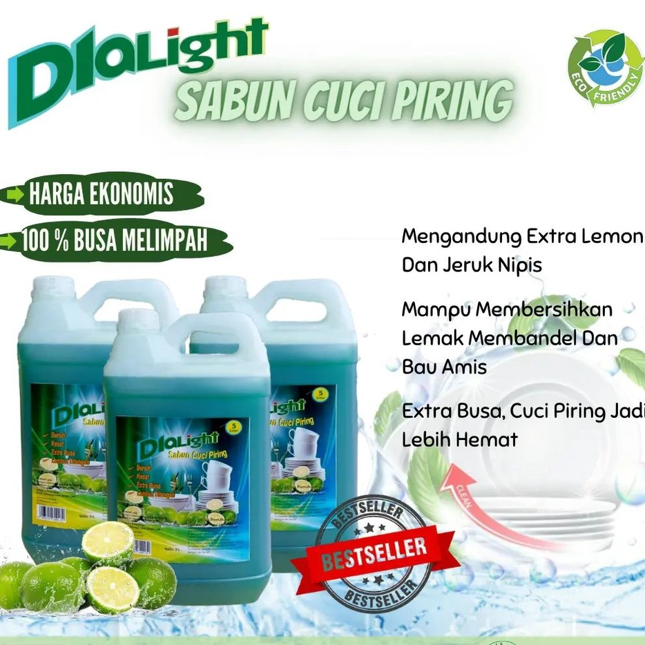 Sabun Cuci Piring 5 Liter Cupir Aroma Jeruk Nipis Dialight Mamalight 5L Kemasan Jrigen Free Ongkir