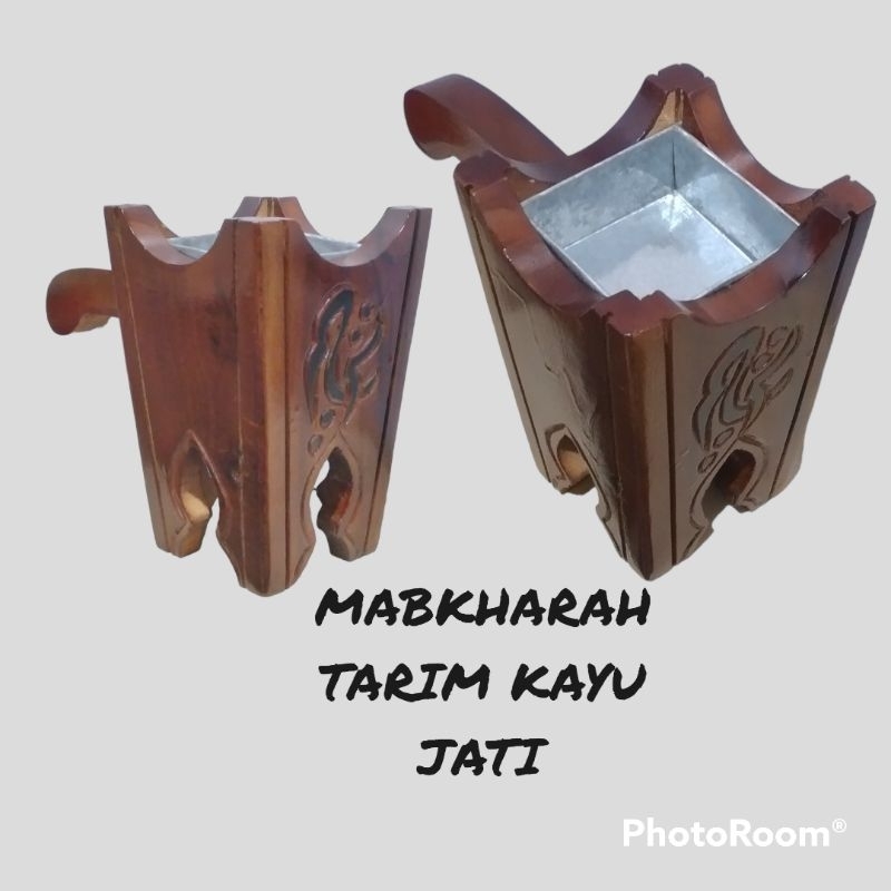 MABKHARAH THARIM ( PERAPEN ) tempat bakar dupa /BUKHUR/ BAHAN KAYU JATI