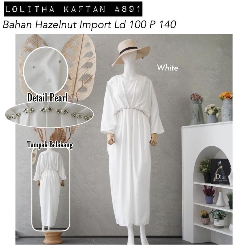 LOLITHA KAFTAN / DRESS RAYA / DRESS KONDANGAN / LEBARAN / SERAGAMAN