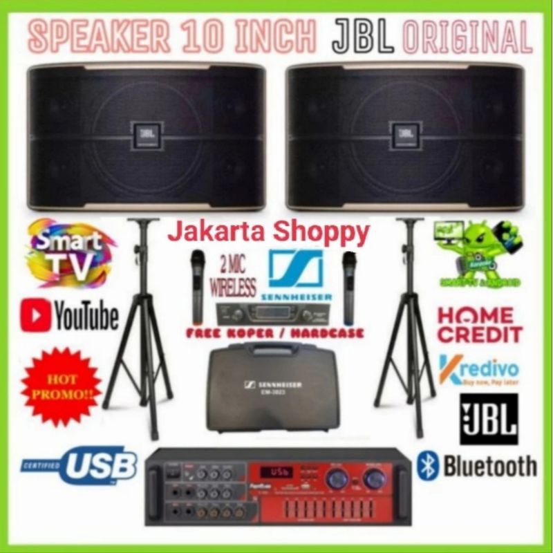 paket karaoke dismart tv / Android tv JBL 10 INCH ORIGINAL