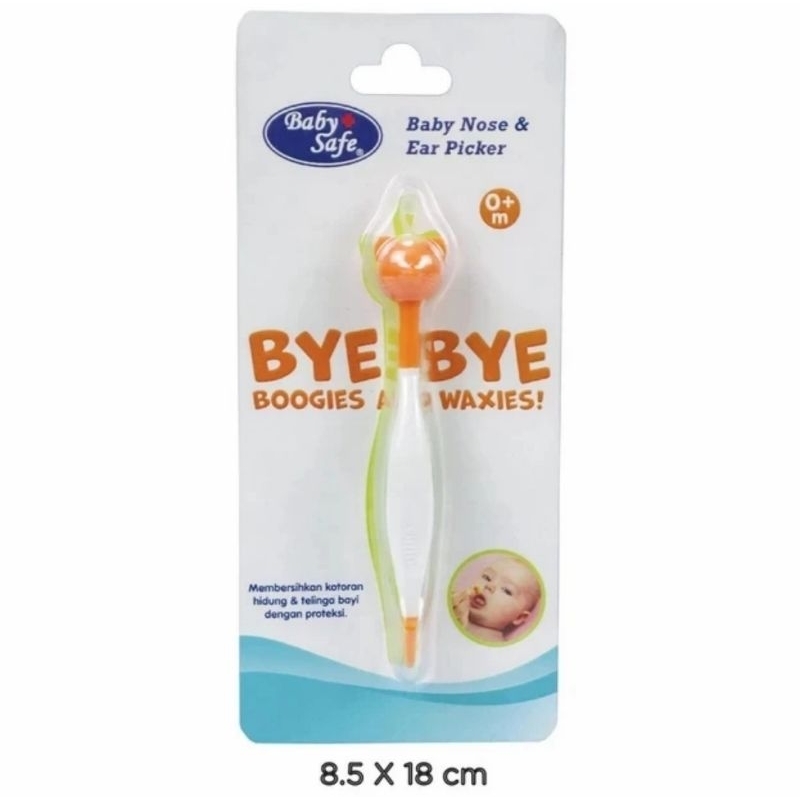 Baby Safe Baby Nose &amp; Ear Picker (NAS03) - Pembersih Hidung &amp; Telinga Bayi