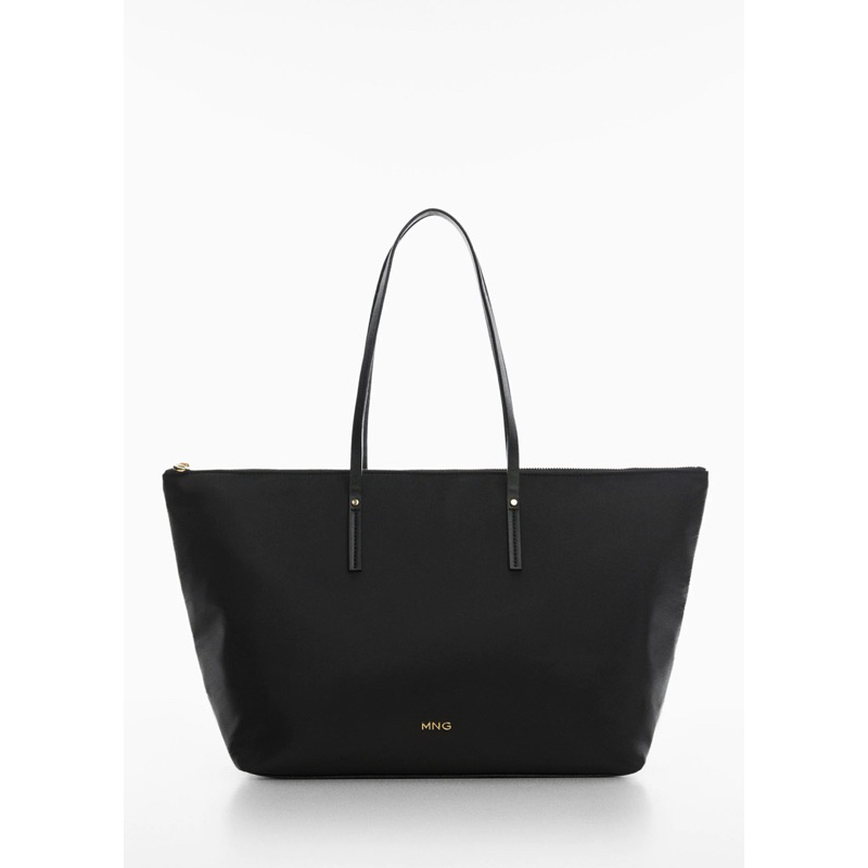 [NEW] Mango Technical Nylon Fabric Shopper Bag