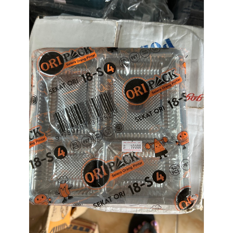 Mika sekat untuk kotak nasi 18x18