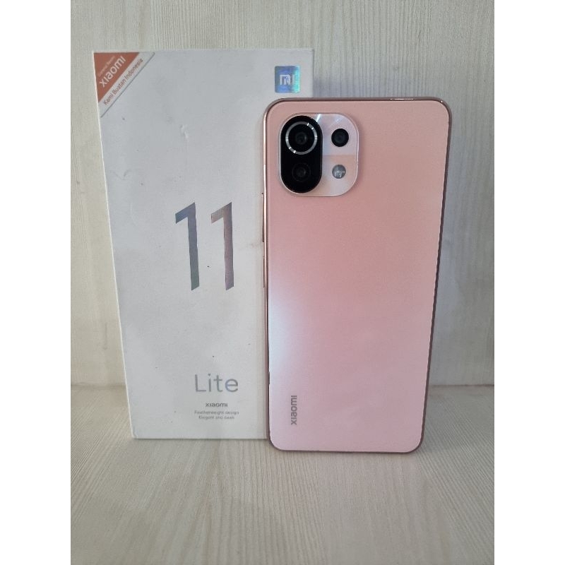 xiaomi 11 lite 8/128 second lengkap mulus