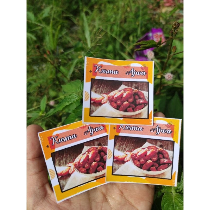 

stiker kurma bisa reques sesuai keinginan