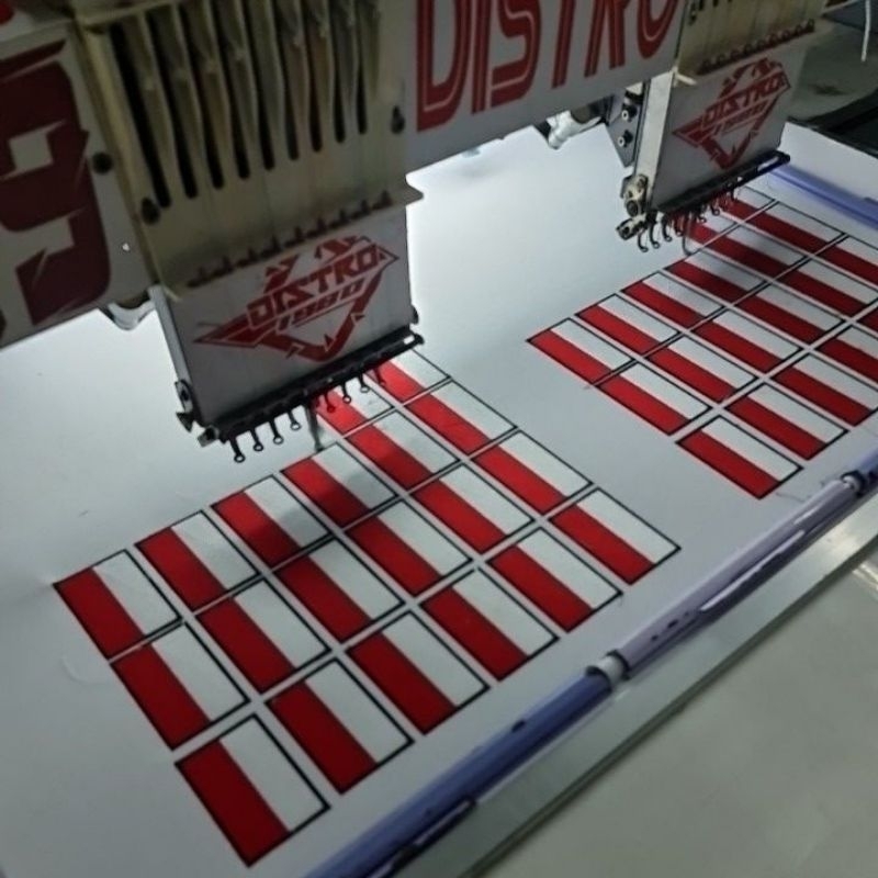 Bet Bendera Merah Putih Bordir Woven