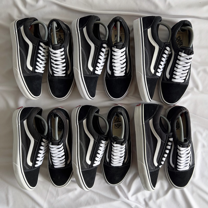 VANS OLD SKOOL BLACK WHITE SECOND ORIGINAL