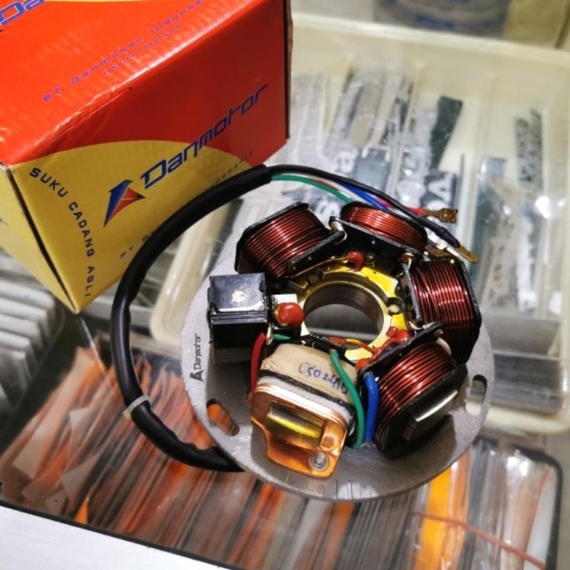 SPUL SET CDI KOMPLIT VESPA PXE EXCEL ORIGINAL DANMOTOR