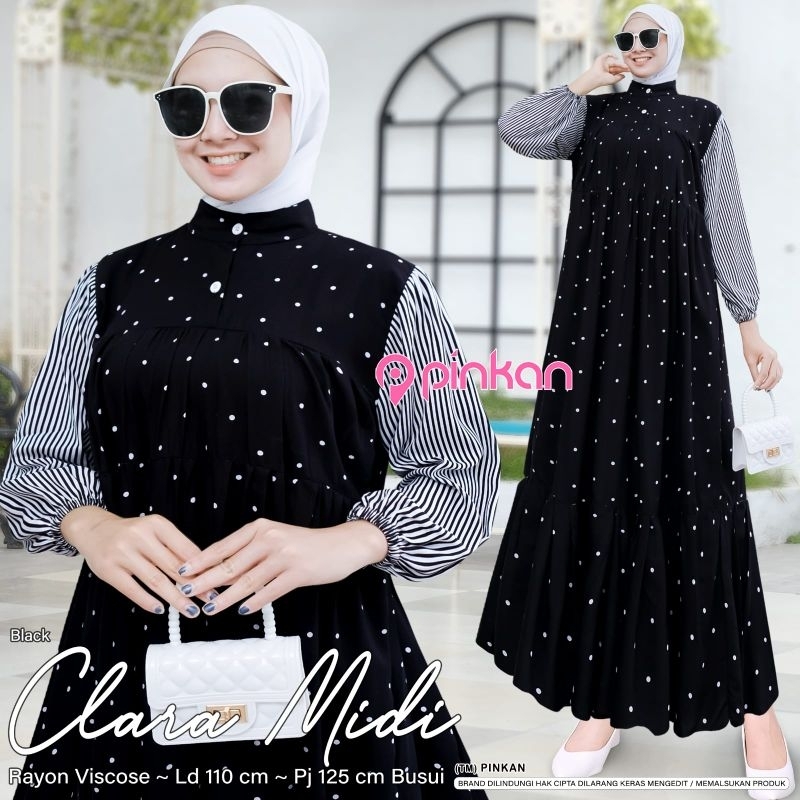 Clara Midi Dress by Pinkan