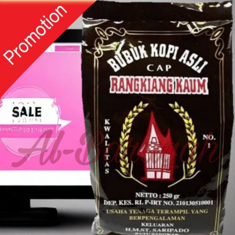 

Kopi Rangkiang Kaum Bubuk Kopi Asli Batusangkar 1Kg (4pcs x 250gr)