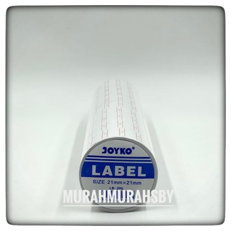 

Kertas Label Harga / Price Label Roll Joyko 1 Baris Warna Putih LB-2RL