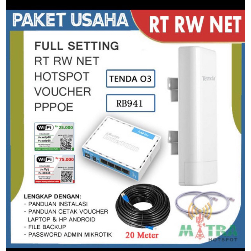 PAKET USAHA WIFI RT/RW SIAP PASANG