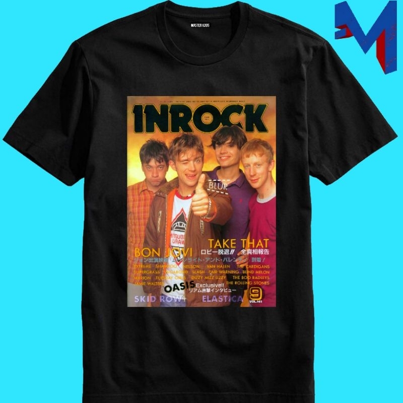 Kaos Baju Tshirt Pria Laki Cowok Cewek Perempuan Unisex Dewasa Band Blur blur Think Tank The Magic W